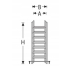 Sterke aluminium ladder 3x12 8m universeel